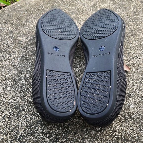 Rothy’s black point size 7.5 VGUC - Picture 2 of 4